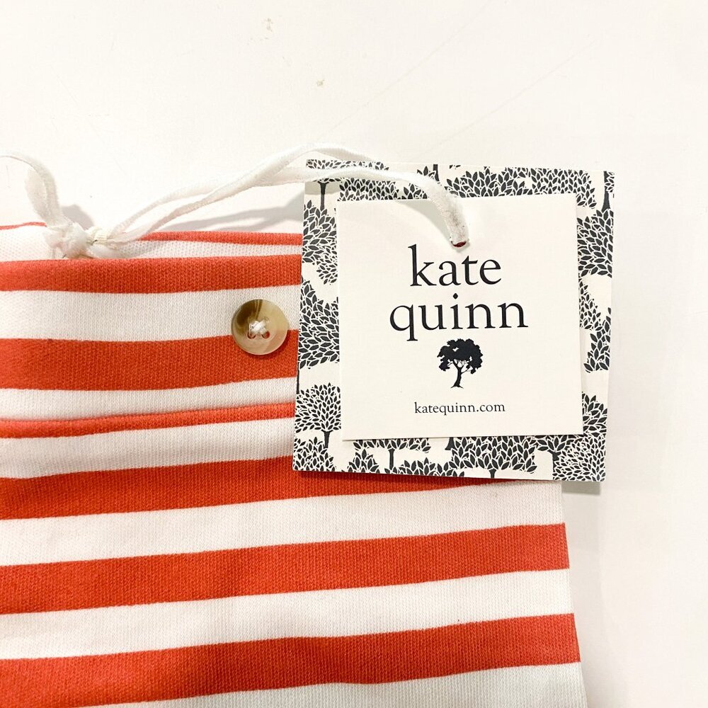 Kate Quinn Retro Bloomer | Red Anchor Stripe | 100% Organic | NWT | Size 12-18M
